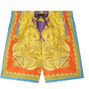 Versace Dark Orchid+Sun Swim Shorts